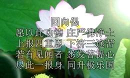 补阙真言 回向偈